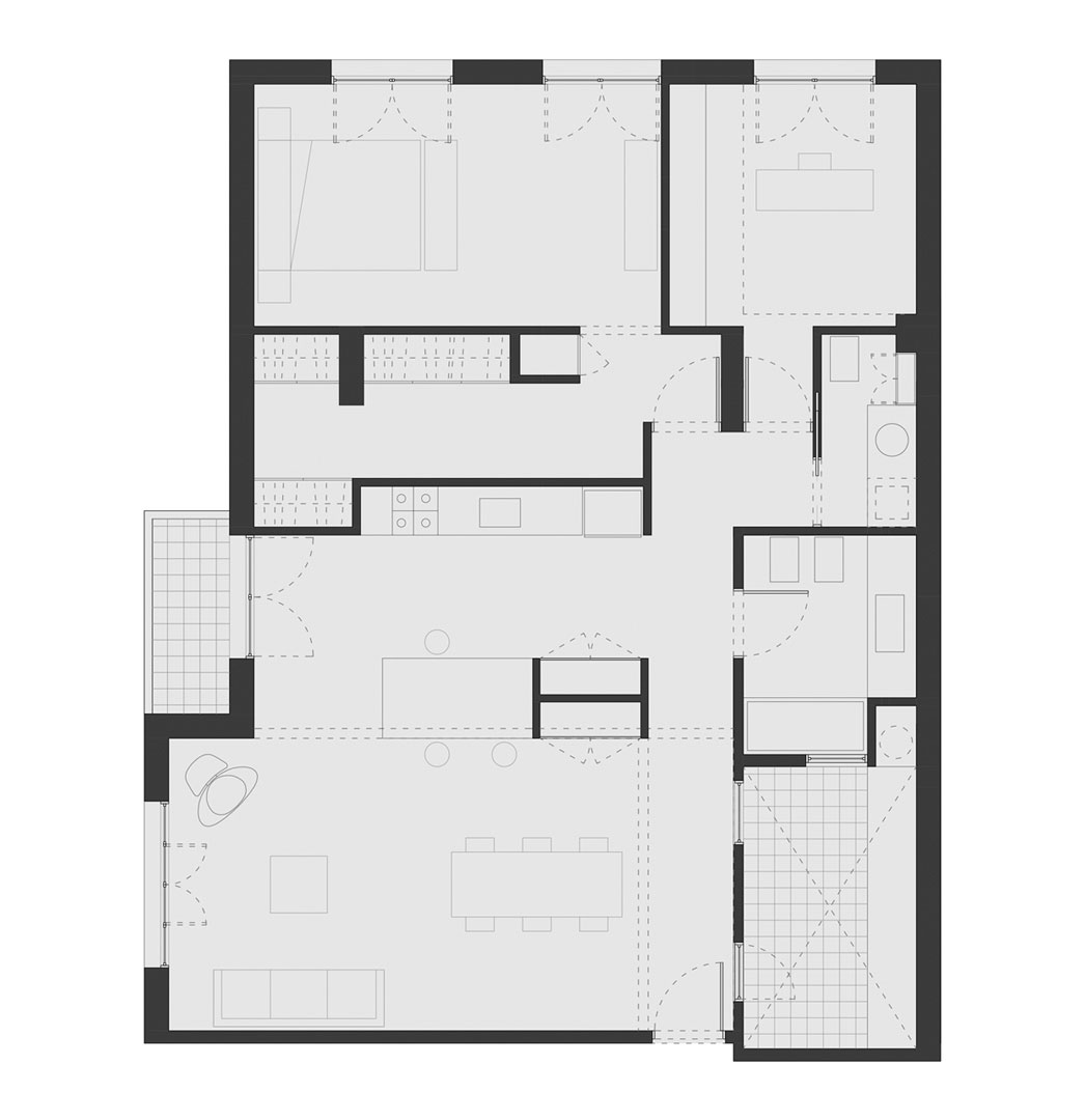 Barbalaco arquitectos obra rodriguez pena rodriguez pena plano planta